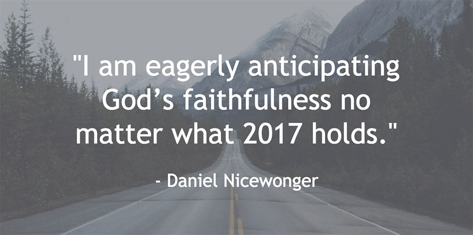 New Year Quote 2017 - Daniel Nicewonger